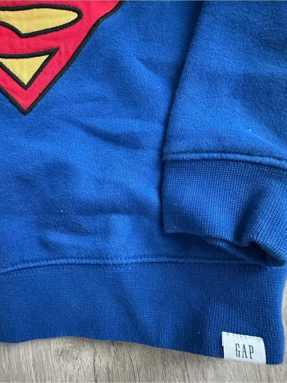 GAP Royal Blue Superman Sweatshirt